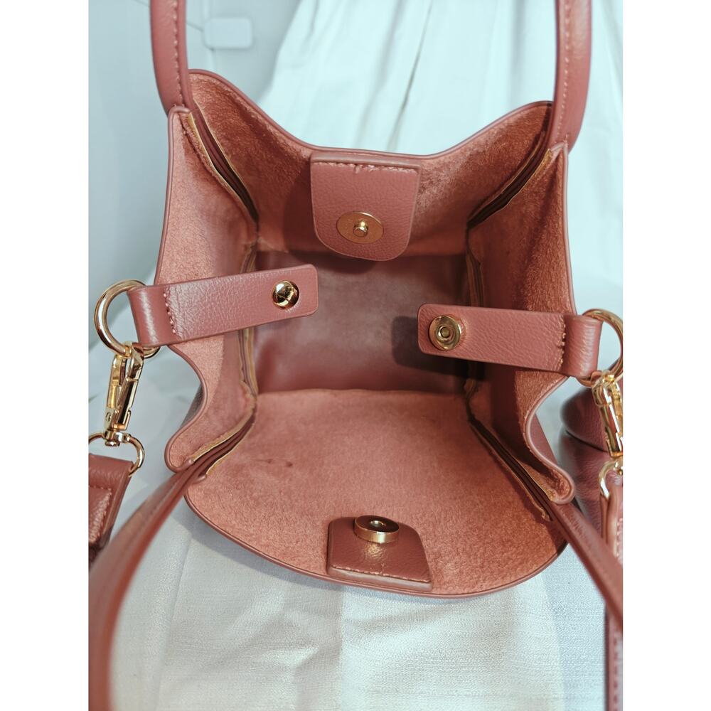 ANTHROPOLOGIE Hollace Tote: Mini Edition raisin color NEAR NEW - Picture 6 of 9